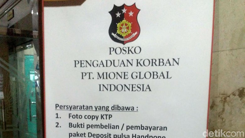 Bareskrim Buka Posko Pengaduan untuk Para Korban PT MGI Bareskrim Buka Posko Pengaduan untuk Para Korban PT MGI