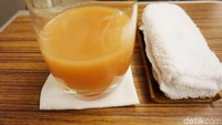 Traveler bisa memiliki welocme drink yang diinginkan. (Erna/detikTravel)