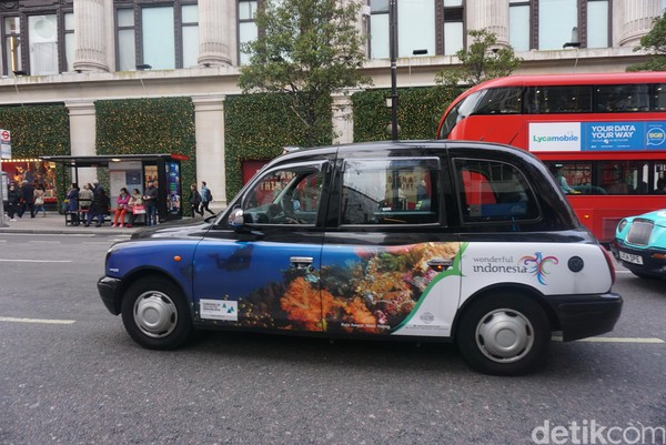 Bangga Deh Saat Taksi Di London Berhias Keindahan Indonesia Foto 3 Bangga Deh Saat Taksi Di London Berhias Keindahan Indonesia Foto 3