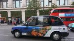 Bangga Deh! Saat Taksi di London Berhias Keindahan Indonesia
