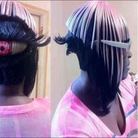 Rambut dengan bola mata. Foto: Istimewa