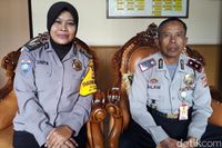 Brigadir Sinta dan Kapolsek Sumedang Selatan Kompol Dilam 