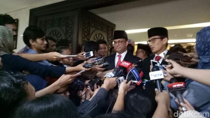 Anies Pidato Visi-Misi di Paripurna DPRD, Sandi: Alhamdulillah
