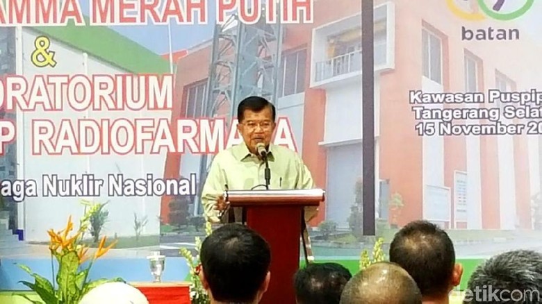 Resmikan IGMP, JK: Kita Berpikir Teknologi Nuklir untuk Damai Resmikan IGMP, JK: Kita Berpikir Teknologi Nuklir untuk Damai