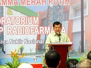 Resmikan IGMP, JK: Kita Berpikir Teknologi Nuklir untuk Damai