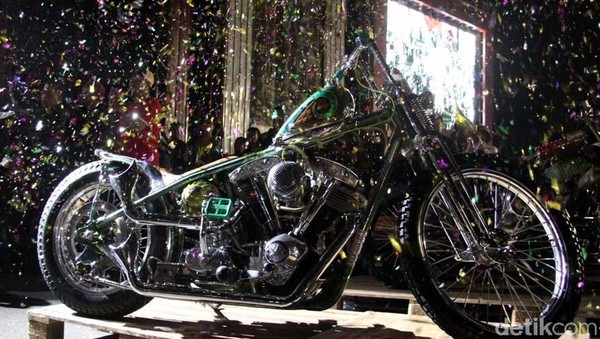 Motor Modif Buatan Indonesia Bertarung di Italia