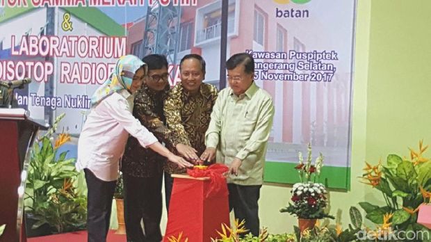 Resmikan IGMP, JK: Kita Berpikir Teknologi Nuklir untuk Damai