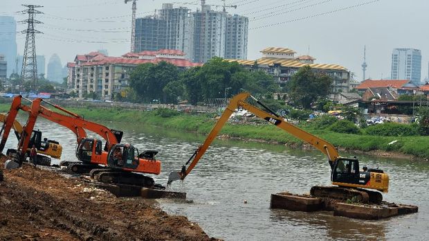 DKI Target April Bebaskan 118 Lahan untuk Pelebaran Ciliwung