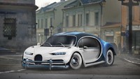 Hasil perkawinan Beetle dan Chiron menghasilkan mobil dengan bobot yang berat. Istimewa/ClickMechanic.