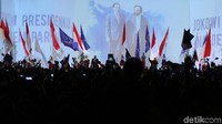 Pengibaran bendera merah putih turut menyemarakkan pembukaan Rakernas NasDem.