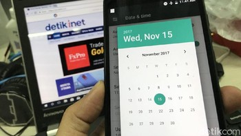 Setelahnya kembali ke pengaturan Wajtu dan Tanggal. Kembalikan tanggal ke hari ini. Foto: Adi Fida Rahman/detikINET