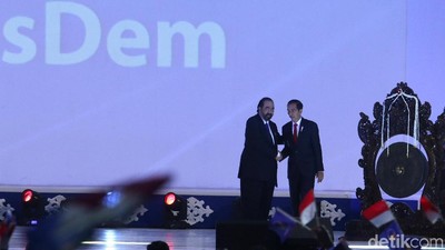 Jokowi Buka Rekernas Partai NasDem