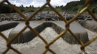 Begini penampakan terkini Bendung Tami yang berlokasi di Jayapura, Papua.