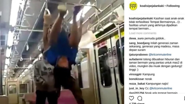 Viral Video Penumpang Bergelantungan di KRL, PT KCI Investigasi