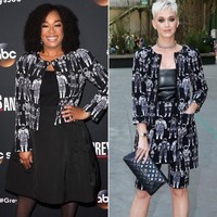 Jaket Chanel dengan gambar astronaut ini memang mencuri perhatian. Jaket yangs ama dipakai Shonda Rhimes dengan gaun hitam, setelah sebelumnya terlihat dipakai Katy Perry yang memadukannya bersama rok dan celana pendek senada. Foto: Ist.