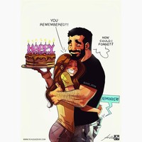 Peringatan ulang tahun pernikahan adalah salah satu hal yang terpenting bagi istri dan membuatnya bahagia. Foto: Instagram jude_devir