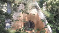 Studio North, sebuah agensi desain yang bermarkas di Calgary, Canada, baru saja menyelesaikan Birdhut. Sesuai namanya, ini adalah tempat yang nyaman untuk ditinggali manusia seperti burung. Istimewa/inhabitat.
