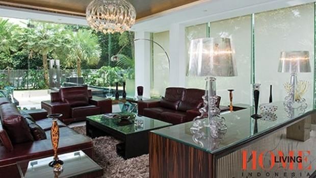 Bagian dalam rumah Novanto.