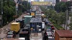 Rambu VMS Roboh, Jalan Protokol Kota Bekasi Macet