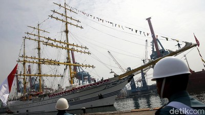 Keren! KRI Bima Suci Tiba di Jakarta