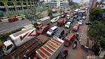 Rambu VMS Roboh, Jalan Protokol Kota Bekasi Macet