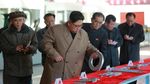 Tawa Kim Jong Un Saat Jajal Traktor