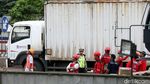 Foto: Ini Crane yang Roboh dan Bikin Macet di Tol Cikampek