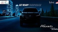 Siap-siap Toyota Rush terbaru. Dari depan terlihat mobil memiliki grille krom 4 tingkat, lampu utama berdesain baru dengan lampu DRL. Dari depan sekilas mobil terlihat seperti Fortuner versi mini. Foto: Dok. ToyotaID