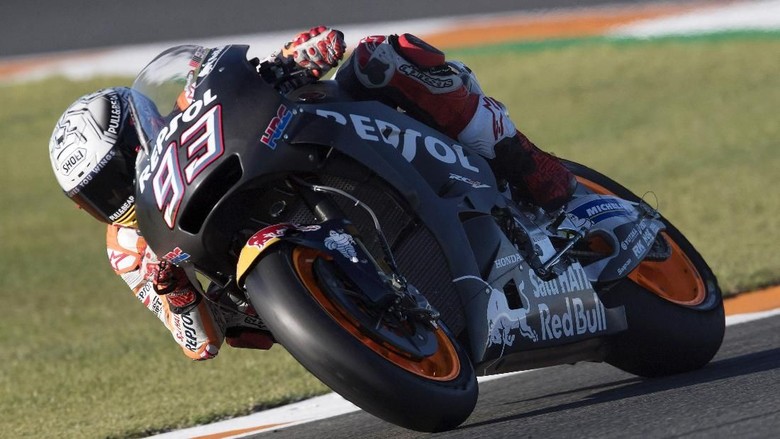 Marc Marquez Tercepat di Hari Kedua Tes MotoGP Valencia Marc Marquez Tercepat di Hari Kedua Tes MotoGP Valencia