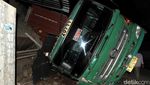 Truk Kontainer Terguling di Sumedang, Satu Orang Tewas