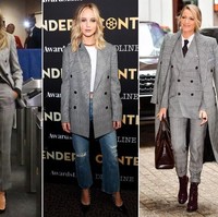Saat ini tampil formal dengan blazer motif palid tengah jadi tren di kalangan selebriti. Misalnya Melania Trump, Jennifer Lawrence dan Blake Lively, mereka sama-sama memilih blazer dari Ralph Lauren. Foto: Ist.