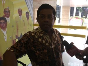Usai Bertemu Kapolri, Idrus Marham Datangi DPP Golkar