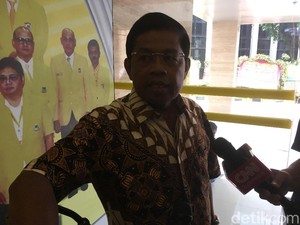 Usai Bertemu Kapolri, Idrus Marham Datangi DPP Golkar
