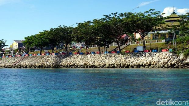  Pantai Kilo Lima yang cantik (Wahyu/detikTravel)