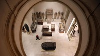 Setidaknya ada 120.000 benda bersejarah yang tersimpan di museum ini. Mohamed Abd El Ghany/Reuters.