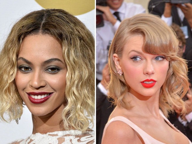 Para wanita pun melirik bentuk alis Beyonce dan Taylor Swift yang sama-sama menukik membulat. Bentuk alis seperti itu memang bisa membuat wajah terlihat lebih terbingkai tapi tidak cocok diterapkan pada semua bentuk wajah. Foto: Getty Images