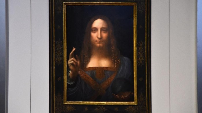 Lukisan ini merupakan salah satu hasil karya da Vinci yang diduga memiliki mata juling. Foto: Getty Images Lukisan ini merupakan salah satu hasil karya da Vinci yang diduga memiliki mata juling. Foto: Getty Images