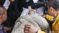 Novanto tiba di RSCM Kencana, Jumat (17/11/2017), sekitar pukul 13.10 WIB. Adhi wicaksono/CNN Indonesia.