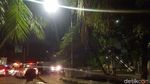 Benderang Lampu di Tiang yang Ditabrak Mobil Setya Novanto