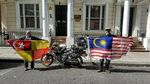 Foto: Traveling dari Malaysia Sampai Eropa Naik Sepeda Motor