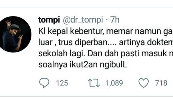Setya Novanto Diperban, Komentar dr Tompi Ini Banjir Tanggapan