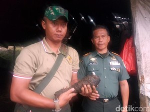 Pemulung Temukan Mortir Aktif di Sungai Cibandung Sukabumi