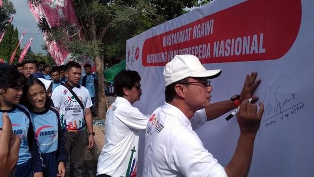 Gowes Pesona Nusantara Kini Sambangi Ngawi