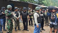 Operasi pembebasan berlangsung sejak pagi hari