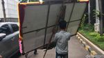 Foto: Karangan Bunga Papa Tiang Listrik Dikirim ke RSCM