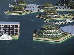 Keren! Rancangan Kota Mengapung Pertama di Dunia