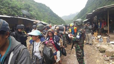 Melihat Suasana Proses Pembebasan Sandera KKB di Papua