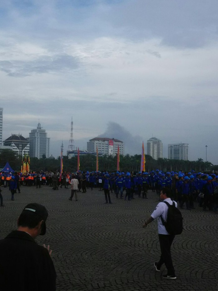 Kebakaran di Tambora Jakbar, 18 Unit Damkar Dikerahkan