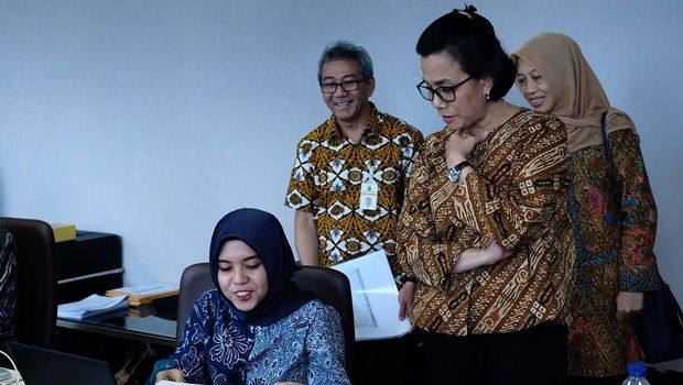 Sri Mulyani Tinjau Calon Penerusnya di Kementerian Keuangan