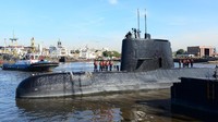 Kapal ARA San Juan terakhir kali terlihat di Teluk San Jorge, atau separuh perjalanan sampai tujuan. Foto ini diambil pada tahun 2014 di Buenos Aires. Foto: Reuters Third Party
